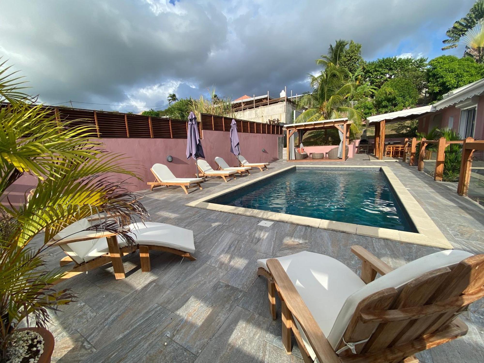 Villa Avec Piscine, Vue Sur Mer, Rocher Du Diamant Sainte-Luce Exterior foto